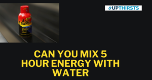 Can I mix an energy drink with water?